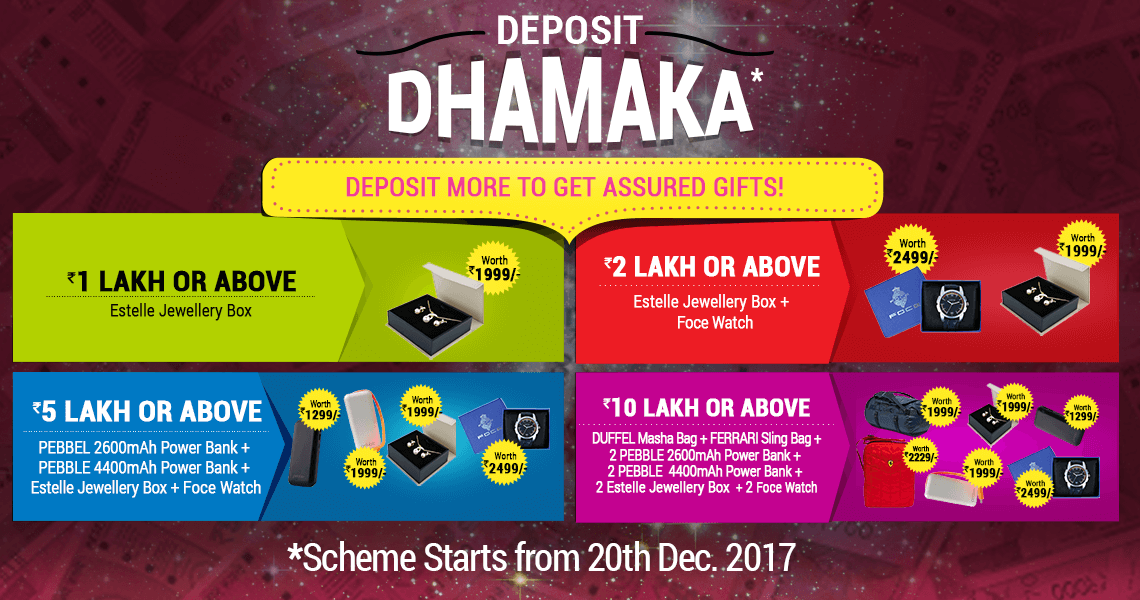 deposit dhamaka
